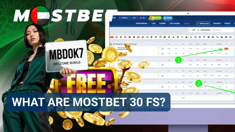 MostBet 30 FS bonus details and free spins information
