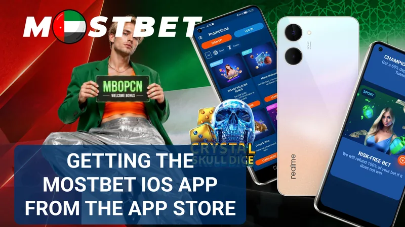 Apple App Store interface for finding the Mostbet iOS application