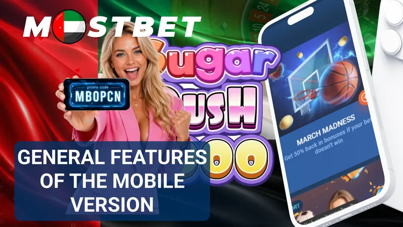 MostBet mobile casino interface with optimized navigation