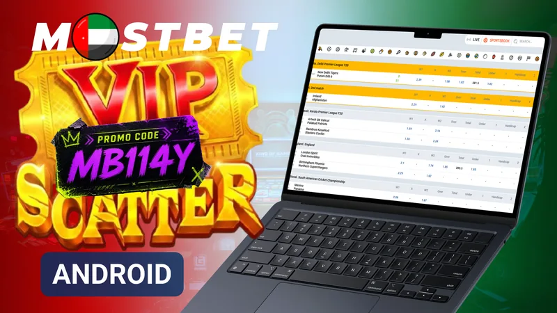 MostBet Android casino app with mobile features