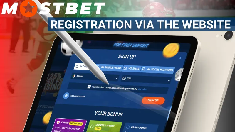 Registration via the Mostbet UAE website – quick and easy sign-up in just a few steps.