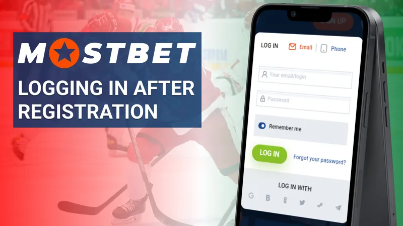Logging in after registration at Mostbet UAE – secure access to your account via website or mobile app.