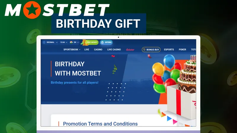 Birthday Gift at Mostbet UAE – special rewards and bonuses for players on their special day.