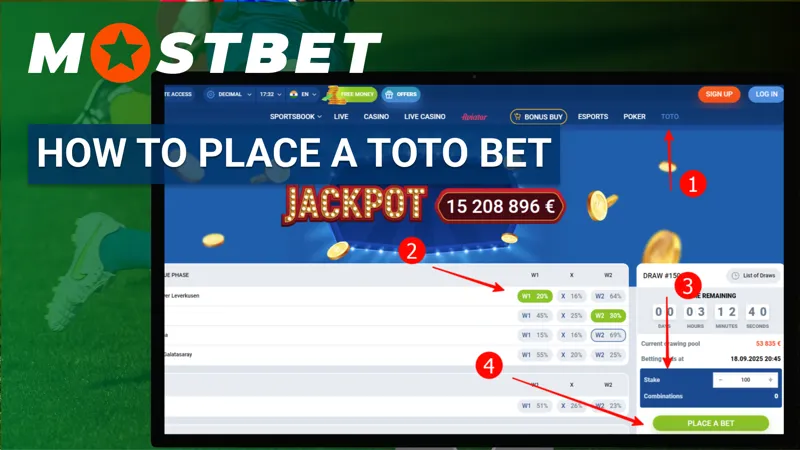 How to place a TOTO bet at Mostbet UAE – simple guide to selecting outcomes and submitting your ticket.